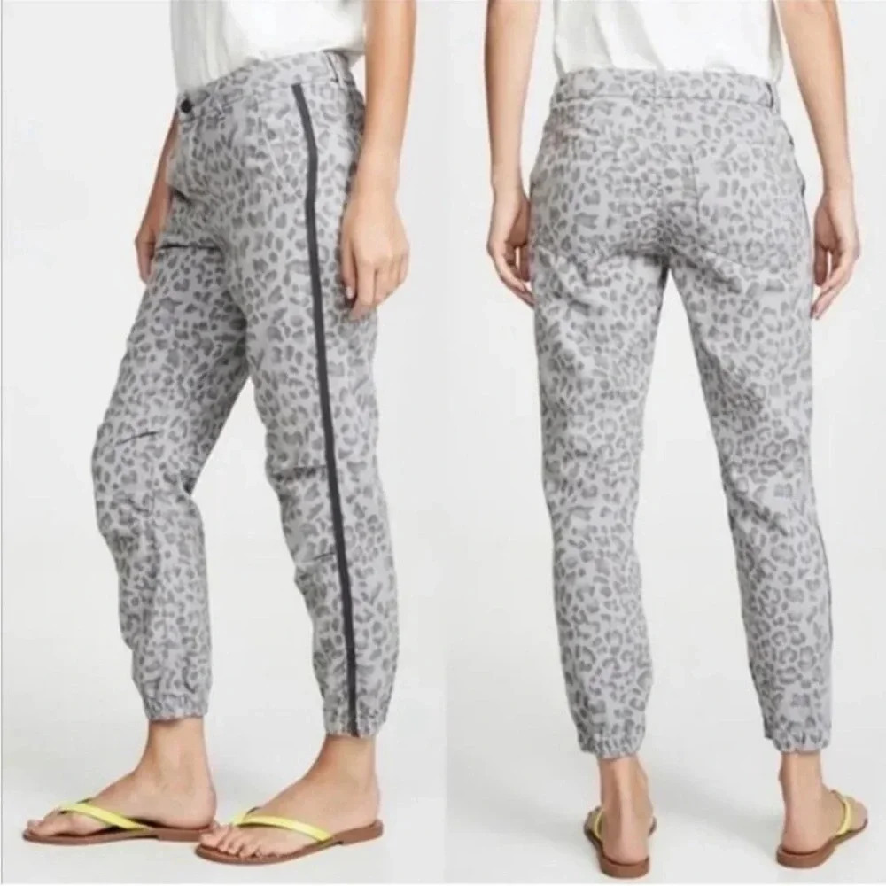 Sundry Camo Leopard Zip Jogger